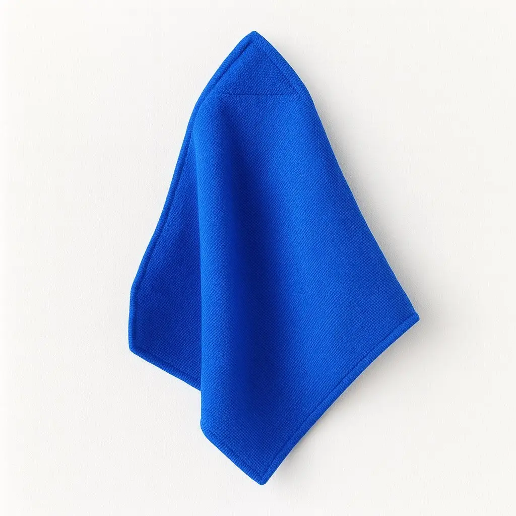 Blaues magnetisches Mikrofasertuch